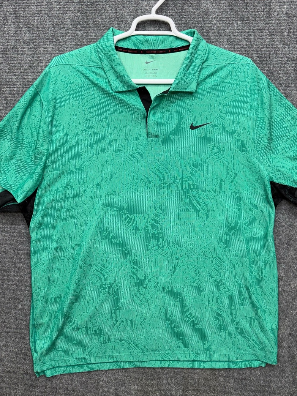 Nike Dri-Fit Adv Tiger Woods Collection Golf Polo Shirt Men's size 2XL